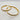 18kt gold plated over stainless steel with rainbow colored crystals throughout the hoops. These hoops are colorful and playful. They'll go with any outfit of any color. Hoop earrings are a staple. These make a fashion statement. They're a unique design and a great addition to your jewelry wardrobe.