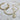 Boho chic extra-large bold hoop earrings with small circle design details. Very unique design that makes a statement.