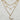 You won't have to layer with this pre-layered gold stainless steel, non-tarnish, multi-layered necklace. Three different styles of chains mixed with stars dangling from the chain and with a pave clear crystal moon pendant. It's a celestial dream come true.