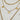 You won't have to layer with this pre-layered gold stainless steel, non-tarnish, multi-layered necklace. Three different styles of chains mixed with stars dangling from the chain and with a pave clear crystal moon pendant. It's a celestial dream come true.