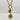 18kt gold plated over stainless steel. Third Eye pendant with a genuine labradorite gem stone. The 3rd Eye symbolizes spiritual insight, intuition, and protection against negative energy. Lariat style chunky statement necklace. Unique jewelry style.