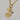 18kt gold plated over stainless steel. Third Eye pendant with a genuine labradorite gem stone. The 3rd Eye symbolizes spiritual insight, intuition, and protection against negative energy. Lariat style chunky statement necklace. Unique jewelry style.