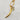 Crescent Moon pendant necklace with genuine citrine drop gemstone. 18kt gold plated stainless steel, non-tarnish and waterproof. Very unique, elegant, and stylish. Can be worn from day to evening. Great for layering with other necklaces.