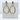 Non-tarnish, waterproof stainless steel and 18kt gold plated lightweight irregular shaped hoops.  Unique style earrings that can be worn from day to evening. Very elegant and elevated style. Non-tarnish and waterproof.