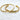 18kt gold stainless steel bangle style. Non-tarnish and waterproof. Beautiful cz stones make this bangle unique, elegant and stylish. Great to pair with other bangles and bracelet stacks. 