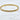 18kt gold stainless steel bangle style. Non-tarnish and waterproof. Beautiful cz stones make this bangle unique, elegant and stylish. Great to pair with other bangles and bracelet stacks. 