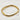 Non-tarnish, waterproof stainless steel and 18kt gold plated cuff bangle style. Unique square shape. Great for layering with other bangles, permanent jewelry bracelets or worn alone. Elegant and unique design.