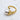 18kt gold plated over stainless steel with a large white pearl adjustable ring. This is a statement ring for any season but it's especially nice to wear during the Spring and Summer.  Very stylish, sophisticated, and trendy. Unique looking and can be worn with many outfits.