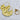 gold plated statement earrings and pearl ring