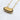 Non-tarnish, waterproof stainless steel and 18kt gold plated vintage inspired necklace. Made with sophisticated black enamel for an elegant and unique design.