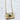 Non-tarnish, waterproof stainless steel and 18kt gold plated vintage inspired necklace. Made with natural malachite gem stone for an elegant and unique third eye design.