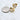 Non-tarnish, waterproof 18kt gold plated, two row stainless steel huggie style earrings.  They have clear cz stones lined up one row and the other solid. They're stylish and elegant. They make you look like you have 2 ear piercings.  