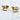 Non-tarnish, waterproof 18kt gold plated, two row stainless steel huggie style earrings.  They have clear cz stones lined up one row and the other solid. They're stylish and elegant. They make you look like you have 2 ear piercings.  