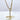 Long tassel necklace with chunky chains. 18kt gold plated stainless steel metal. This necklace is very versatile and can be styled with other necklaces or by itself.  