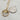 Gold stainless steel, non-tarnish necklace. Twist style chain with a circle of stars mixed with mother-of-pearl pendant. Non-tarnish waterproof style chain and pendant. Trending style. Great for layering with other necklaces. 