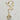 Gold stainless steel, non-tarnish necklace. Twist style chain with a circle of stars mixed with mother-of-pearl pendant. Non-tarnish waterproof style chain and pendant. Trending style. Great for layering with other necklaces. 