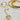 Gold stainless steel, non-tarnish necklace. Twist style chain with a circle of stars mixed with mother-of-pearl pendant. Non-tarnish waterproof style chain and pendant. Trending style. Great for layering with other necklaces. 
