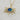 14kt gold filled blue starburst pendant necklace.  The design has a celestial aesthetic. Anyone who loves to wear celestial jewelry will love to wear this necklace. This necklace is great to wear alone or with other complimenting necklaces. 