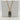Oblong genuine labradorite stone design on a tiny hearts chain. Great for layering with other complimenting necklaces. 
