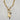 18kt gold plated over stainless steel. Large gold lightening bolt with a genuine labradorite gem stone. A lightening bolt symbolizes inner strength. Chunky statement necklace. Unique jewelry style.