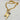18kt gold plated over stainless steel. Large gold lightening bolt with a genuine labradorite gem stone. A lightening bolt symbolizes inner strength. Chunky statement necklace. Unique jewelry style.