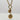 18kt gold plated over stainless steel. Third Eye pendant with a genuine labradorite gem stone. The 3rd Eye symbolizes spiritual insight, intuition, and protection against negative energy. Lariat style chunky statement necklace. Unique jewelry style.