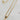 14kt gold filled clear cz crystals pendant necklace.  Very dainty, very feminine and unique. Great for layering with other complimenting necklaces. Non-tarnish and waterproof. 