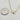 18kt gold plating over stainless steel, non-tarnish necklace. An oval and a circle pendant with clear cz stones. Elegant and feminine style that's great to wear for a special occasion. Can be worn alone or with complimenting necklaces. Non-tarnish waterproof paperclip style chain.  Classic style. 