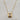 18kt gold plating over stainless steel, non-tarnish necklace. A rectangular shaped pendant with a clear cz stone in a stacked style. Classic, elegant and feminine style that's great to wear for a special occasion. Can be worn alone or with complimenting necklaces. Non-tarnish and waterproof.