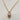 18kt gold plating over stainless steel, non-tarnish necklace. Textured rolo chain with a cute little skull covered with clear cz stones. Can be worn alone or with complimenting necklaces. 
