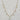 Dainty clear cz dangles necklace. 18kt gold plated stainless steel metal. This necklace is dainty, versatile and can be layered with complimenting necklaces. Non-tarnish and waterproof.