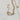 18kt gold plated stainless steel dainty  double layer necklace with clear cz stones. Great for layering necklaces. Non-tarnish and waterproof.