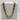 Statement chunky linked collar style necklace. 18kt gold plated stainless steel metal. This statement necklace is classic, versatile and can be worn with many outfits. Non-tarnish and waterproof.