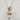 118kt gold stainless steel necklace. Thick cross pendant with a clear cz crystal on a paperclip chain.  Very uniquely shaped cross pendant. Very versatile and can be great for layering with other complimenting necklaces. Non-tarnish and waterproof. 