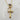 18kt gold stainless steel necklace. Thick cross pendant with a clear cz crystal on a paperclip chain.  Very uniquely shaped cross pendant. Very versatile and can be great for layering with other complimenting necklaces. Non-tarnish and waterproof. 