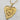 Gold stainless steel, non-tarnish necklace. Unique shaped heart pendant with texture details on a tiny hearts chain.  Great to wear alone or layering with other necklaces.  Great gift for heart jewelry lovers. 