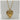 Gold stainless steel, non-tarnish necklace. Unique shaped heart pendant with texture details on a tiny hearts chain.  Great to wear alone or layering with other necklaces.  Great gift for heart jewelry lovers. 