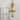 18kt gold stainless steel necklace. Thick cross pendant with a clear cz crystal on a paperclip chain.  Very uniquely shaped cross pendant. Very versatile and can be great for layering with other complimenting necklaces. Non-tarnish and waterproof. 