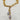 Unique lariat style necklace with genuine gemstones and chunky chains. 18kt gold plated stainless steel metal. This necklace is very versatile and can be styled with other necklaces or by itself.  