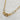 Chunky linked chain with two gemstones. This is a unique mix of chains and gemstones. Great to layer alone or with complimenting necklaces. Casual or special occasions. 
