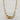 Chunky linked chain with two gemstones. This is a unique mix of chains and gemstones. Great to layer alone or with complimenting necklaces. Casual or special occasions. 