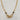 Chunky linked chain with two gemstones. This is a unique mix of chains and gemstones. Great to layer alone or with complimenting necklaces. Casual or special occasions. 