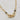 Chunky linked chain with two gemstones. This is a unique mix of chains and gemstones. Great to layer alone or with complimenting necklaces. Casual or special occasions. 