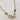 Chunky linked chain with two gemstones. This is a unique mix of chains and gemstones. Great to layer alone or with complimenting necklaces. Casual or special occasions. 