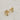 14kt gold filled flower stud earrings. The flower has a tiny clear cz stone in the middle. Lightweight, non-tarnish and waterproof.