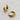 Non-tarnish, waterproof 18kt gold plated, stainless steel mini hoop earrings.  These hoop earrings are unique, sophisticated, and fashionable. They can be easily styled most jewelry styles.