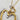 18kt gold stainless steel, two-tone necklace. Large double heart design - one heart is gold and the other is silver on a paperclip chain.  Very uniquely shaped heart pendant. Very versatile and can be great for layering with other complimenting necklaces. Non-tarnish and waterproof. 