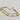 18kt gold stainless steel double chain bracelet with alternating sun and moon charms. Non-tarnish and waterproof. 