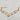 18kt gold stainless steel double chain bracelet with alternating sun and moon charms. Non-tarnish and waterproof. 