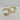 Gold filled triple layer hoops. Lightweight, stylish, and unique style.